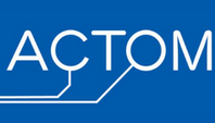 actom-logo-og-version (1) The image shows the word "ACTOM" in white capital letters on a blue background, with white circuit-like lines extending from the letter "C" to below the "M," reflecting ACTOM's expertise in Industrial Motor & Generator Repair.