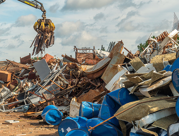 equipment-spot recycling yard