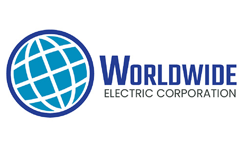 wwe-logo Logo of Worldwide Electric Corporation featuring a blue globe with white grid lines on the left and the company name in blue text to the right, representing expertise in Industrial Tool Repair.